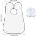 Catime Beard Shave Apron - 2-Pack Waterproof Cloaks for Men | Black & White Razor Gifts - Buy Online on SooperMarket.com