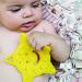 Poppies Smiley The Star BPA-Free Silicone Suction Cup Teether & Sensory Bath Toy (Yellow) - Buy Online on SooperMarket.com