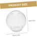 STOBOK 6pcs Crystal Ball Mold Silicone Molds Soap Molds Diy Crystal Ball Ornament Mould Universe 3d Manual - Buy Online on SooperMarket.com