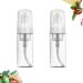 Solustre 2pcs 50ml Empty Refillable Clear Plastic Pump Bottle Mini Foam Dispenser Bottle for Lotion Cream Travel Small Container - Buy Online on SooperMarket.com