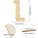 30cm Large Wooden Letter for Crafts - 5mm Thick Capital Alphabet - Unfinished MDF Wood for Nursery Wall Art and Home Decor - Buy Online on SooperMarket.com