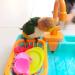 Yoruii Parrot Bath Tub with Faucet | Bird Shower Bath Feeder in Blue | Multifunctional Bird Supplies - Buy Online on SooperMarket.com