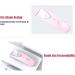Dajidafu Eyelash Heated Curler Electric Long Lasting Eyelashes Clip Battery Operated Makeup Curling Gifts Beauty Accessories Pink - Buy Online on SooperMarket.com