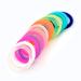 20Pcs Mix 14 Colors Safe Silicone Pacifier Dummy Chain Adapter Holder O Ring - Inner Size 21.5mm - Buy Online on SooperMarket.com