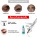 Long-Lasting Waterproof Microblading Eyebrow Pencil - 4 Tip Micro Head (#2 Dark Brown) | Perfect for Natural Looks - Buy Online on SooperMarket.com