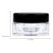 144 Pieces Beauticom 5G Clear Square Jars with Black Lids - BPA Free Containers for Scrubs Oils Creams & Lotions Ideal for International Shipping - Buy Online on SooperMarket.com