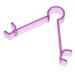 Baluue Lip Muscle Trainer Mouth Trainer Face Exerciser Lift Oral Exerciser Exerciser Muscle Lips Trainer Lips Slimming Exerciser Muscle Tightening Lips Shaper Lift Tool 9.30X7.70X1.50CM Purple