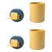 Elzey Electric toothbrushes 2 set wall -mounted toothbrush holder toothbrush hook storage stand bathroom wall organizer with plastic gurgeln cup