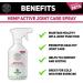 Hemp Active Joint Care Spray | Instant Soothes Muscle & Joint | Quick Absorb | 100% Cruelty Free Vet Recommended | Best For Dogs And Horses | Amazing Essential Oil Embrocation - Buy Online on SooperMarket.com