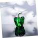 Alipis Office Decor Decorations for Home Crystal Figurines Living Room Chili Vegetable Household Fake Fruit Green 6.3x4.5cm - Buy Online on SooperMarket.com