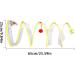 2pcs Cat Coil Toy Set - Foldable 65cm Kitten Play Tunnel with Plush Ball & Feather Stick - Multicolor Spiral Cat Toy Tunnel - Buy Online on SooperMarket.com
