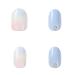 Kiss New York Press and Go False Nails - Full Cover Nails Tips with Self Adhesive Tabs (Blue Sky) - Buy Online on SooperMarket.com