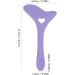 Eyeliner Aid Wing Tips Eyeliner Stencils Reusable Silicone Eye Makeup Tool with Cream Applicator for Eye Shadow Mascara Drawing(Purple) - Buy Online on SooperMarket.com