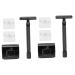 Didiseaon 2 Sets Razor Set Bracket Tin Box Aluminum Alloy