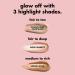 eleven.Halo Glow Liquid Highlighter Wall - Vegan Radiant Skin Champagne Campaign 10ml - International Shipping - Buy Online on SooperMarket.com