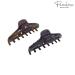 Parcelona French Slim Small Tortoise Shell Celluloid Hair Claw Clip - Brown/Black - Buy Online on SooperMarket.com