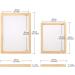 Pllieay 42-Piece Screen Printing Kit with Wood Frames, Glitter, Squeegee, Instructions - Waterproof Films - Buy Online on SooperMarket.com