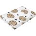 Yyhhaofa Cookies Food Chocolate Chip Biscuits 40"x30" Ultra Soft Micro Fleece Blanket - Anti-Wrinkle Hypoallergenic and Long Lasting Black 40"x30" - Buy Online on SooperMarket.com