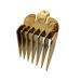 Gold Color Coded Professional Hair Clipper Guards Guides #3170-400 - 1/8 to 1 - Fits Most W Clippers - Buy Online on SooperMarket.com