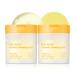 Kojic Acid Turmeric Cleansing Pads Kojic Turmeric Face Pads for Skin Repair Pore Shrinking Dark Spot Fading Smooth & Soft Skin Oil Control 80 Pads (2)