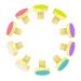 Megainvo 10Pcs Replacement Baby Nail File Heads Safe and Colorful Nail File Pads for New Giraffe Shaped Electric Baby Nail Trimmer Grinder Suitable for Infants and Toddlers