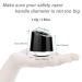 Men's Zinc Alloy Safety Razor Stand - Black Shaving Razor Holder Base - Buy Online on SooperMarket.com