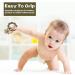 Vicloon Octopus Teething Toy for Baby | Silicone and Wood Chew Toy | Easy to Hold and Clean | Teether Chewlery for Boys & Girls (Green) - Buy Online on SooperMarket.com