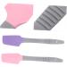 Minkissy 6 STK Silicone Spatula Set | Small Wax Applicator for Body Hard Wax | Ideal Silicone Wax Tools for Smooth Application - Buy Online on SooperMarket.com
