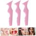 Mikinona 3pcs Silicone Beauty Ruler Eyeliner Pencil Eyeshadow Stencils Aid Makeup Guide Stencils Puzzle Bevel 15X4.15CM Pink-2 - Buy Online on SooperMarket.com