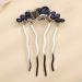 Missgrace Blue Crystal Rhinestone Flower Hair Comb for Bride - Wedding Prom Hair Accessory - Buy Online on SooperMarket.com