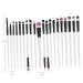 Shop Housoutil 60 Pcs Eyeshadow & Eyelash Brush Kit - Portable Makeup Accessories for Women | International Shipping - Buy Online on SooperMarket.com