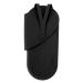 Portable Silicone Heat Resistant Mat Pouch with Hanging Hole Curling Iron Pad Hair Straightener Cushion for Hair Styling Tools (Black)