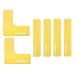 ABOOFAN 6 x Tennis Court Marking Strips Logo Basketball Football Badminton Floor Marking (4pcs 2 Corners)