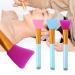 Vctitil 7 Pieces Silicone Mixing Brush Set for Liquid Foundation & Skin Care - Multi-Function Makeup Tools (Multicolor) - Ship Internationally - Buy Online on SooperMarket.com