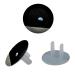Yidax Outer Space Black Outlet Covers Baby Proofing - 24 Pack Childproof Socket Protectors for Home & Office - Easy Install 1.3x1.3 in - Buy Online on SooperMarket.com