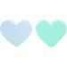 Cosmetic Makeup Sponge Reusable Heart Shaped Makeup Sponge Soft for Men for Foundation Blushes BB Cream for Create Perfect Makeup Effect for Women - Buy Online on SooperMarket.com