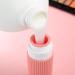 Gemice 60ml Silicone Travel Bottles Set - Leak-Proof BPA-Free Containers for Hand Luggage & Cosmetics (4 Pieces Pink) - Buy Online on SooperMarket.com
