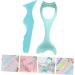 NOLITOY 2pcs Heated Lash Curler Eyeshadow Beauty Kit Mascara Drawing Aid Tool Mascara Guard Makeup Tools Arc 15x5.7cm - Buy Online on SooperMarket.com