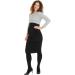 Herzmutter Maternity Skirt XL Black Cotton Pencil Midi Length - Buy Online on SooperMarket.com