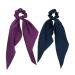 GETACOTA 10 Pieces Hair Scrunchies Bowknot Satin Chiffon Ribbon Elastics - Vintage Ponytail Holder Ties for Women - Buy Online on SooperMarket.com