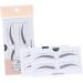Didiseaon 2 Eyebrow Template with Strap Beauty Eyebrow Makeup Tools Eyebrow Stickers Portable A607 Card - Buy Online on SooperMarket.com