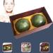 Shop Jade Massage Balls - 2pcs Hand Massager for Stress Relief & Health | Baoding Exercise Roller - Buy Online on SooperMarket.com