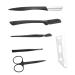 1 Set Eyeborw Comb Eyebrow Comb Facial Shaver Beard Kits Eyebrow Brush Comb with Stencil Shaping Templates Eyebrow Razor Eyeborw Eyeborw Eyebrow Trimming