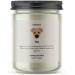 220g Soy Wax Jug Candle with Vanilla Jasmine & Sugared Almond - Dog Candles Gift by Makester - Buy Online on SooperMarket.com