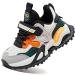 HOBIBEAR Boys Shoes Tennis Sneakers for Kids Girls Athletic Shoe Lightweight Breathable Walking Running Sports Shoes (Toddler/Little Kid/Big Kid) 9 Toddler A Black Green