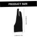 KALLORY 4pcs 2 Painting Gloves Fingerless Reduce Friction Man Black 17.5X7.8X0.2CM - Buy Online on SooperMarket.com