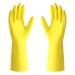 Colorful Nitrile Rubber Gloves Household Kitchen Work Dishwashing Extra Thick and Durable Household Cleaning Waterproof Gloves huangse Medium - Buy Online on SooperMarket.com