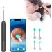 BTSEURY Rechargeable Wireless Visual Ear Cleaner - Ear Wax Remover Tool for Earwax Cleaning in Black - Buy Online on SooperMarket.com