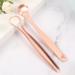 2-Part Stainless Steel Tongue Scraping Set - Reusable Non-Slip Handle Storage Box - Tongue Brush for Adults & Kids (Rose Gold) - Buy Online on SooperMarket.com