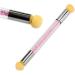 Professional Double-Ended DIY Gradient Pen Crystal Acrylic Handle Shading Pen Nail Art Tools with 4 Sponge Replacement - Buy Online on SooperMarket.com